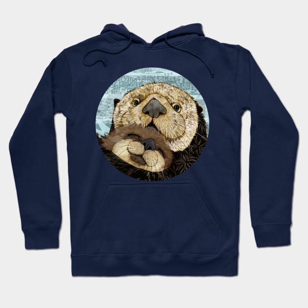 Sea otters Hoodie by KatherineBlowerDesigns